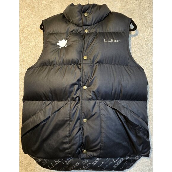 L.L. Bean Downtek Trail Model Down Vest '82 Midnight Black UNISEX Men S Women M - Picture 1 of 14